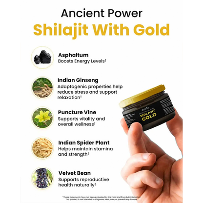 Shilajit with Gold
